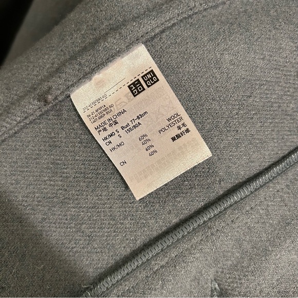 Uniqlo U Wool Blend Coat (Size S) - Picture 4 of 5